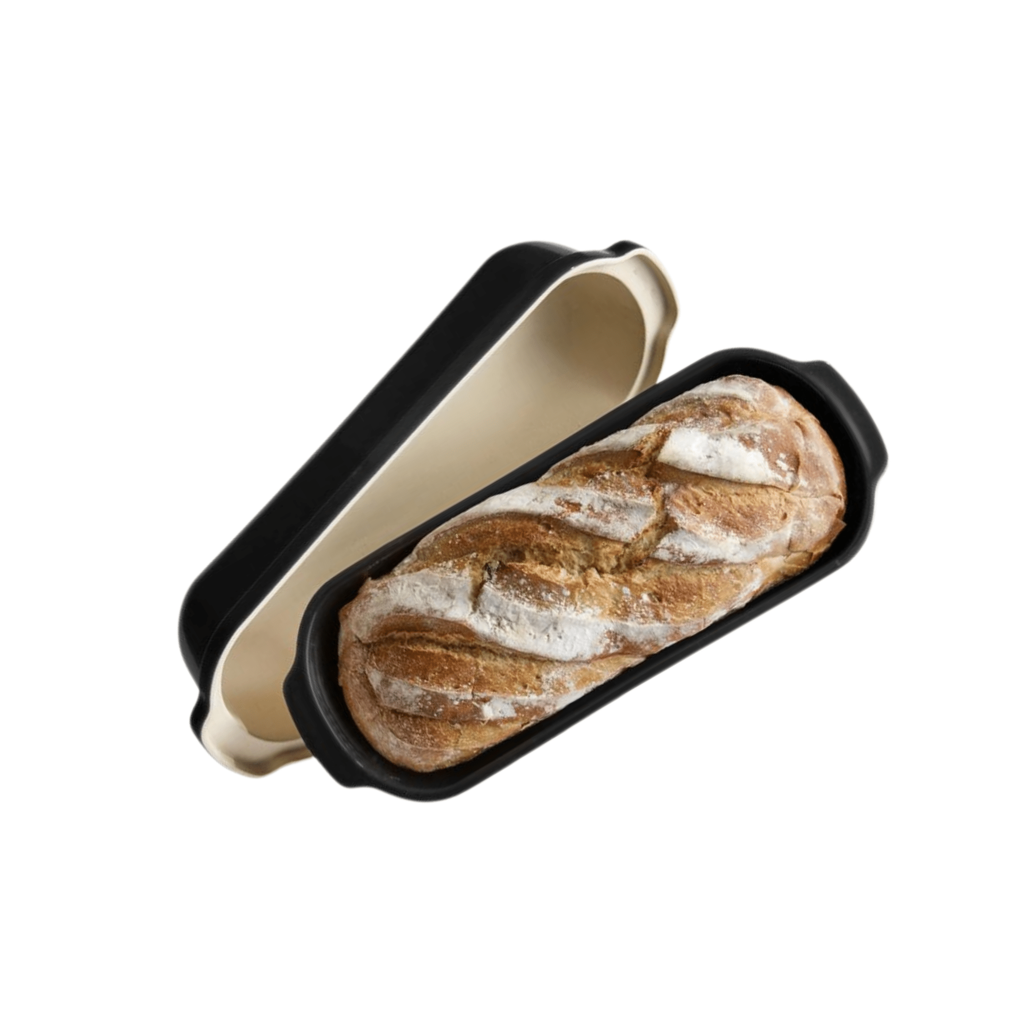 Emile Henry Large Bread Loaf Baker - Black Truffle - Simmer and Slice