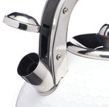 Lovello Textured Stove Top Kettle - Ice White