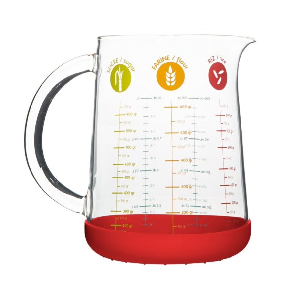 Pebbly Glass Precision Measuring Glass - 1.0l