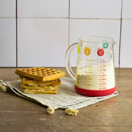 Pebbly Glass Precision Measuring Glass - 1.0l
