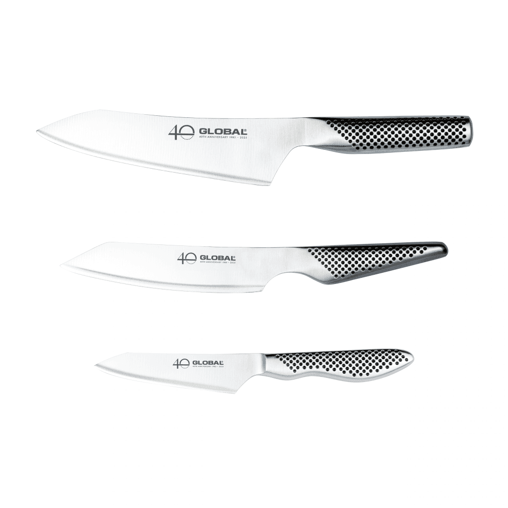 Global 40th Anniversary 3pc Knife Set - Simmer and Slice