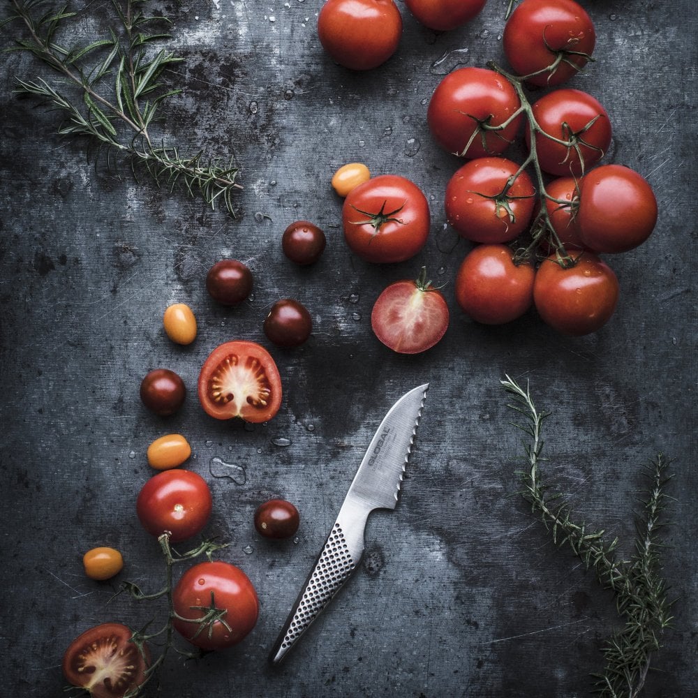 Global GS9 8cm Tomato Knife - Simmer and Slice