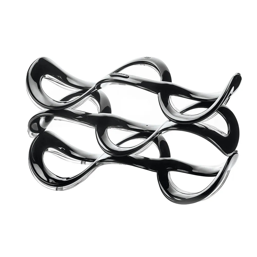 Guzzini Black Wine Rack Cuvee - Simmer and Slice