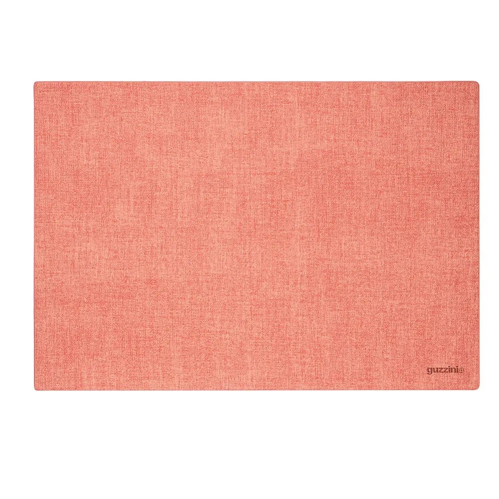 Guzzini Tiffany Fabric Reversible Placemat | Coral - Simmer and Slice