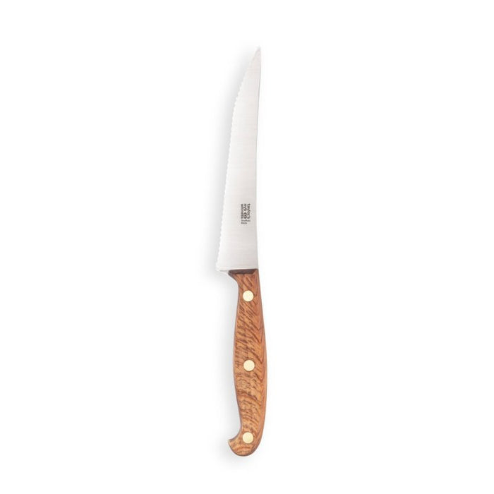 Heritage Oak 13cm 5" Scalloped Utility Sheffield Made - Simmer and Slice