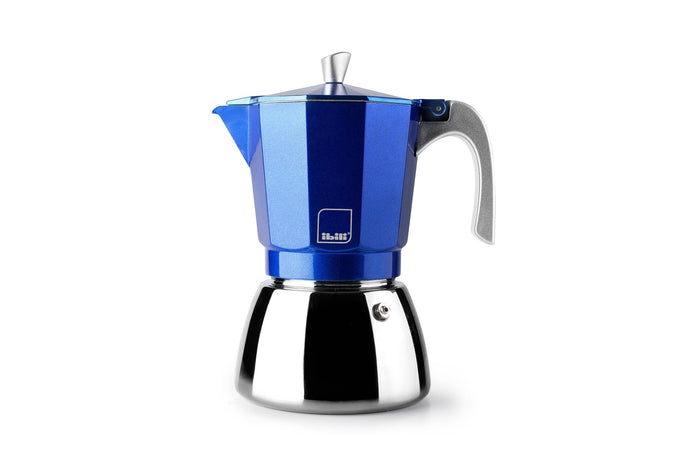 IBILI - Elba Blue 3 Cup Coffee Maker - Simmer and Slice