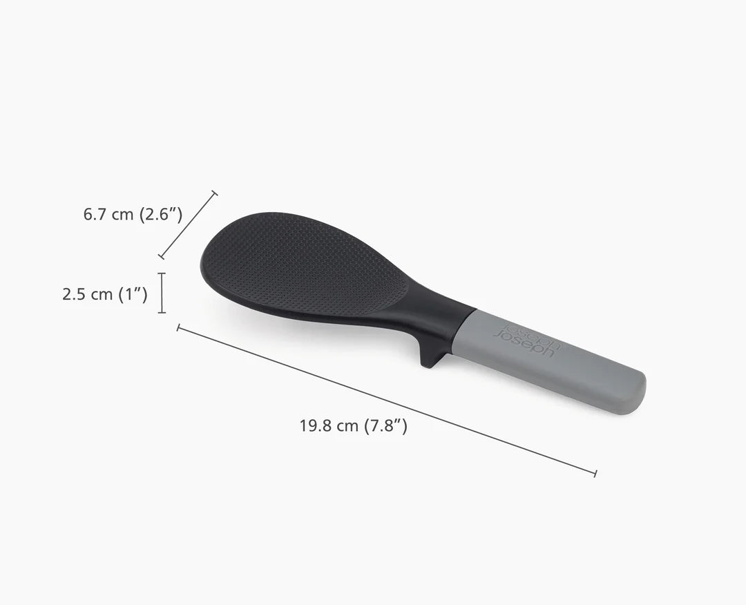 Joseph Joseph Elevate™ Fusion Black Rice Spoon - Simmer and Slice