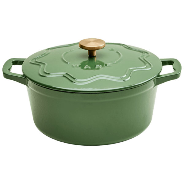 Judgeware Enamelled Cast Iron 26cm Casserole 4.5L, Green - Simmer and Slice