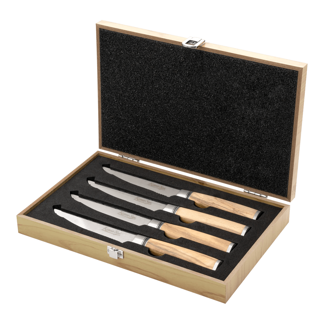 Katana Saya 4pc Steak Knife Set - Simmer and Slice