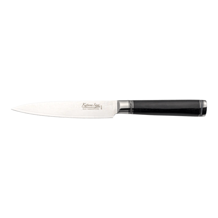 Katana Saya Pakkawood Utility Knife 12cm - Simmer and Slice