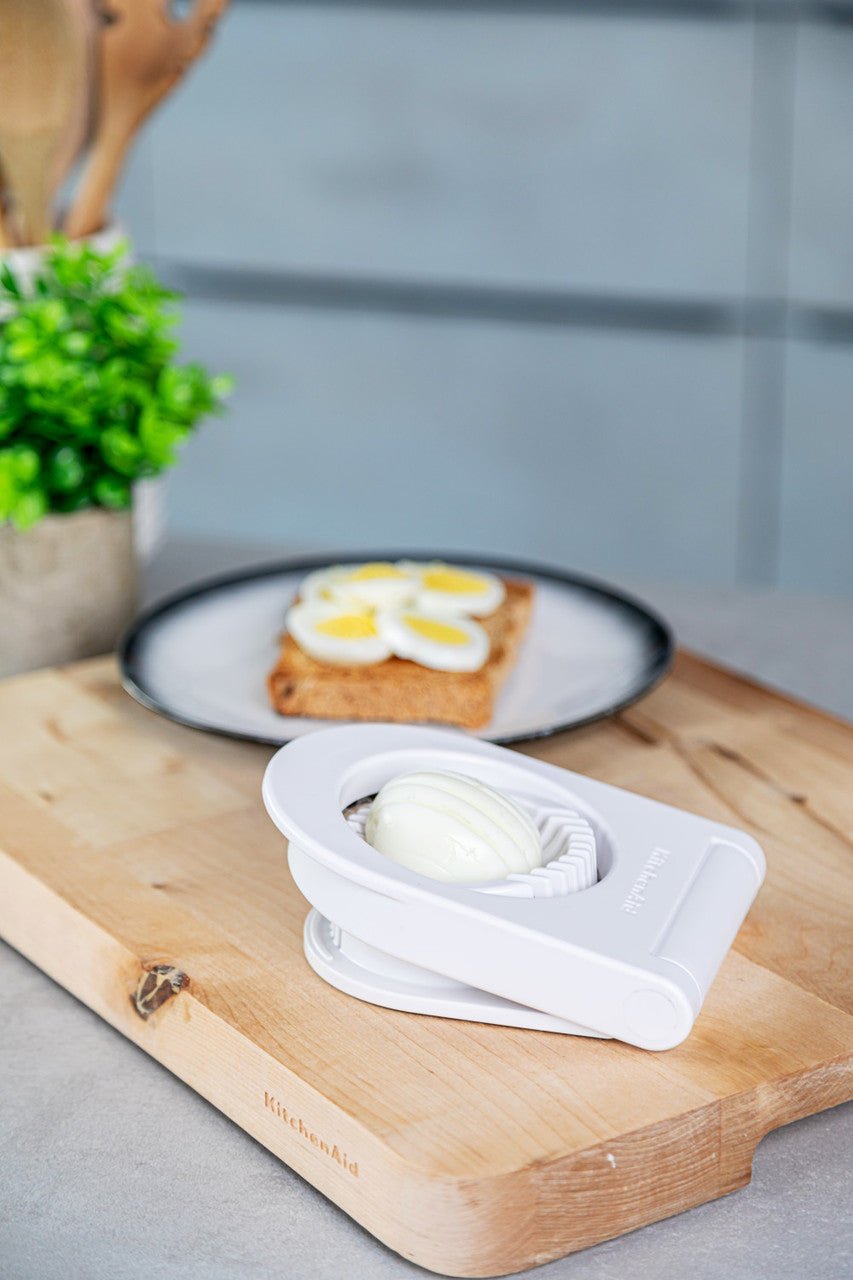 KitchenAid Stainless Steel Egg Slicer - White - Simmer and Slice