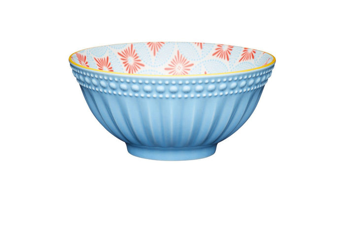 KitchenCraft Blue Mosaic Ceramic Bowl, 16cm - Simmer and Slice