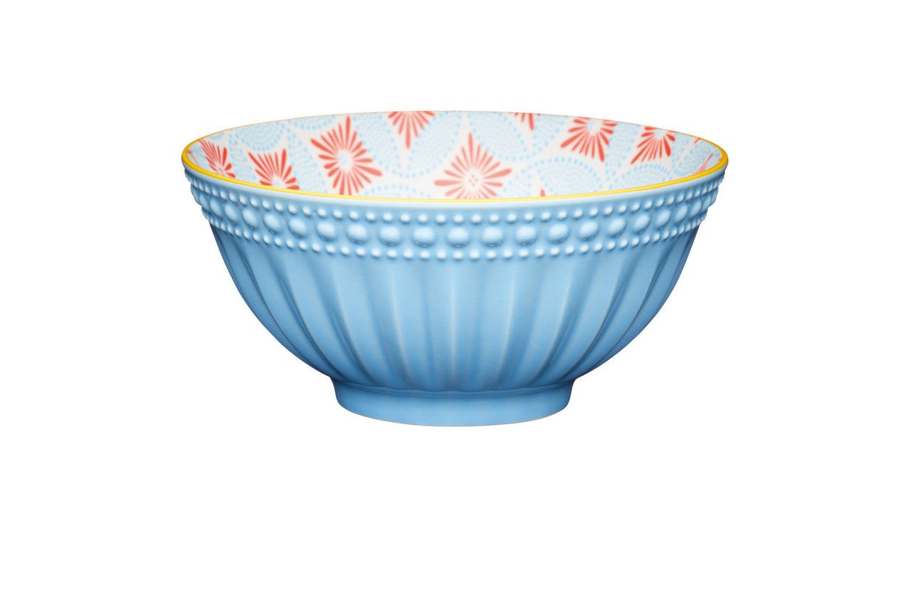 KitchenCraft Blue Mosaic Ceramic Bowl, 16cm - Simmer and Slice