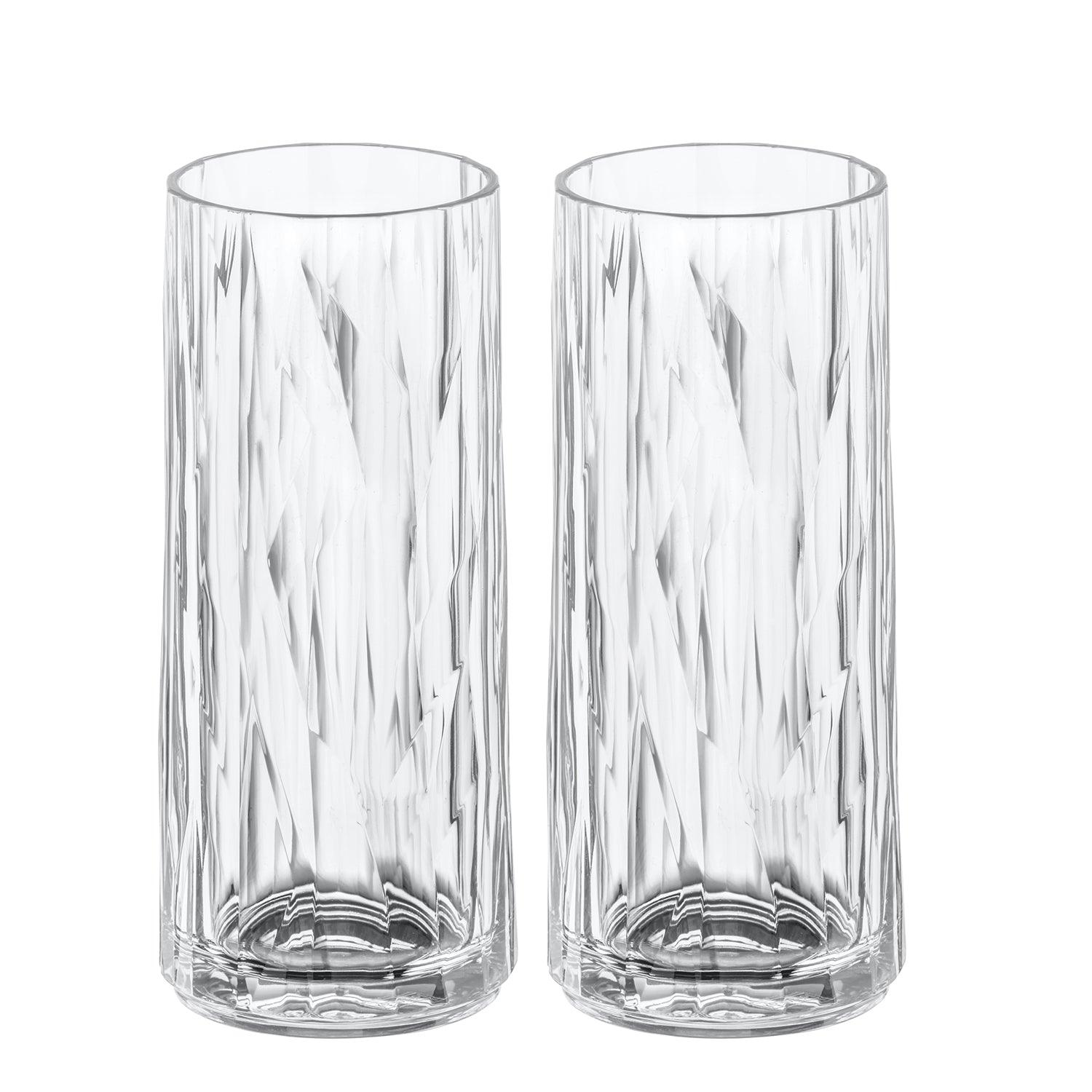 Koziol Club No. 3 Superglas 250Ml Set of 2 - Crystal Clear