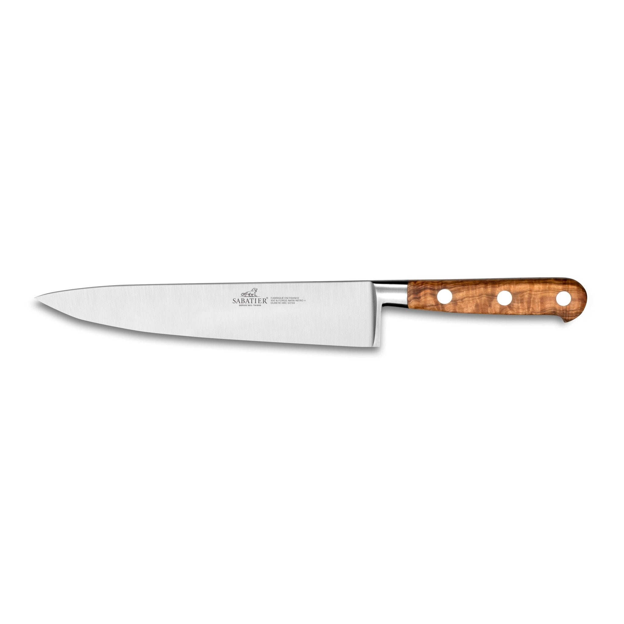 Lion Sabatier 20cm Chef's Knife - Provencao Olivewood - Simmer and Slice
