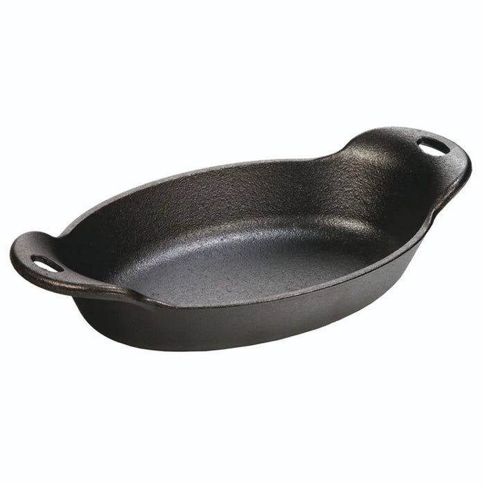 Lodge Large Oval Cast Iron Server 32 x 18cm - Simmer and Slice
