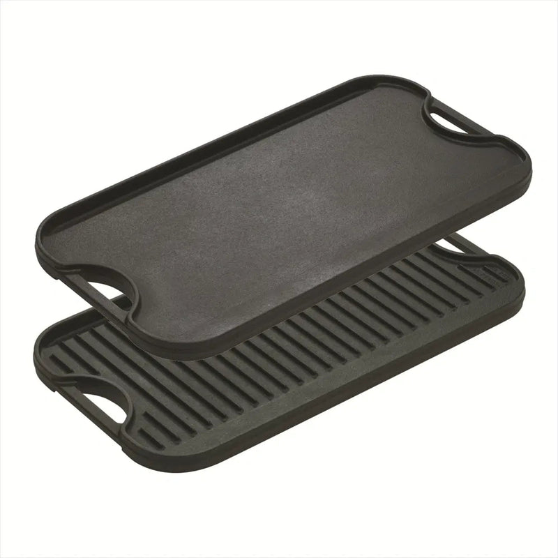 Lodge Reversible Cast Iron Grill & Griddle 50.8 x 26.6cm - Simmer and Slice