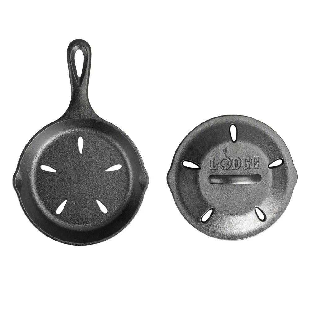 Lodge Smoker Skillet 16.5cm dia - Simmer and Slice