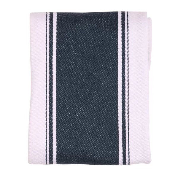 Love Colour Striped Tea Towel - Ink Blue - Simmer and Slice
