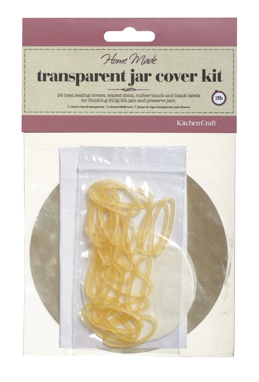 Home Made Pack of 24 Jam Jar Cover Kit 2lbs
