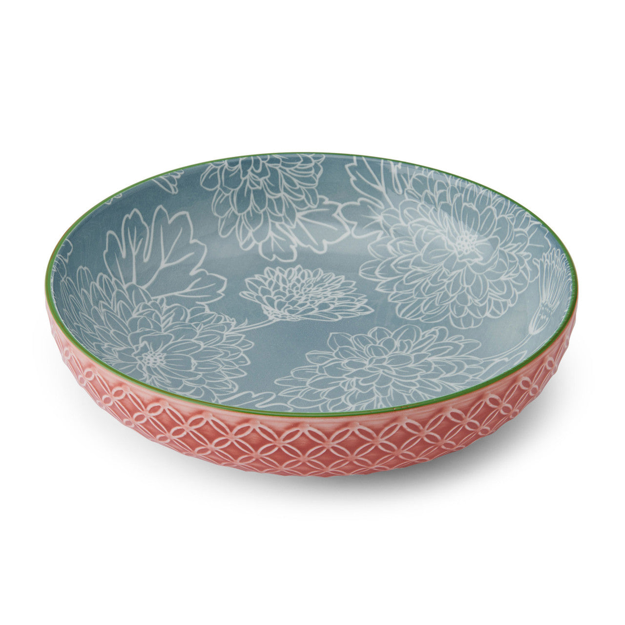 Mikasa Leaf Print and Geometric Bowl 21cm
