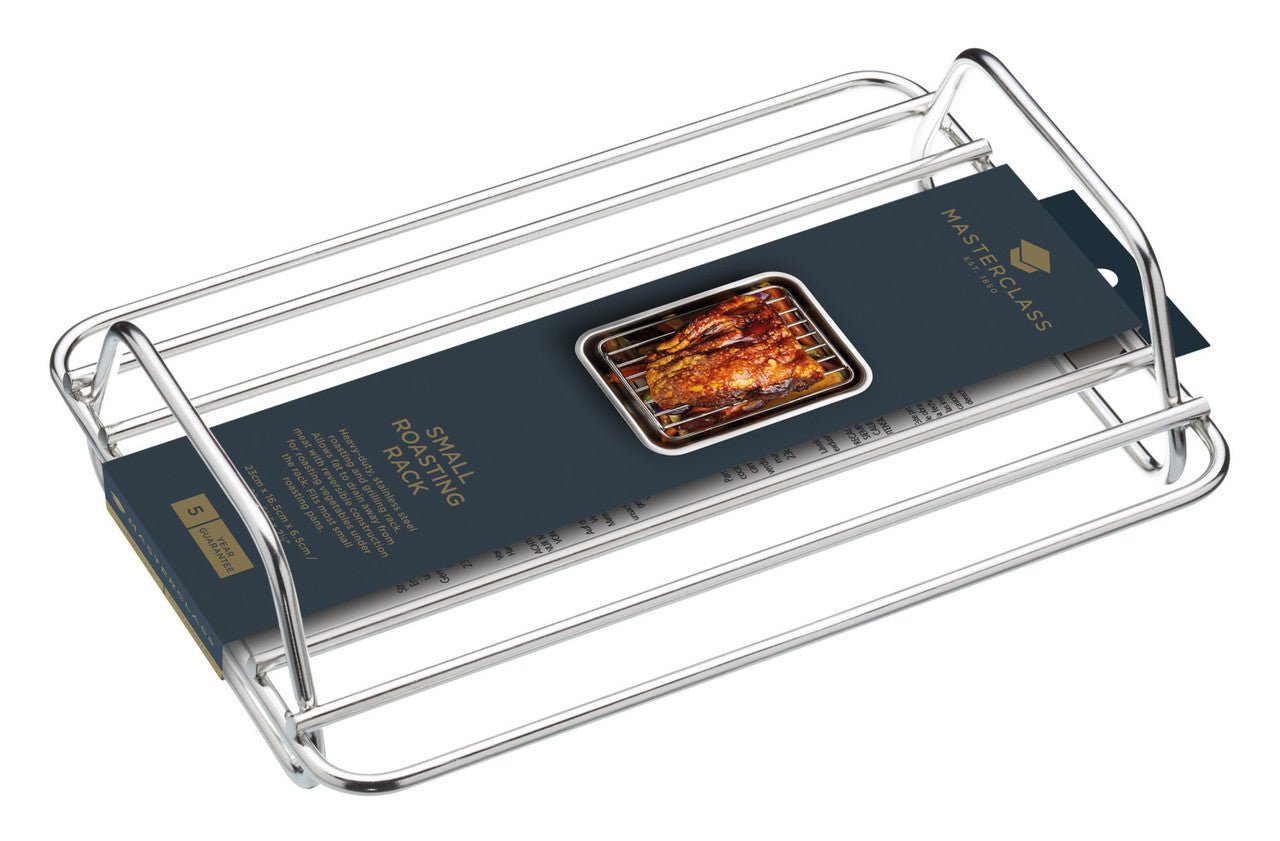 MasterClass Stainless Steel Small Roasting Rack - Simmer and Slice