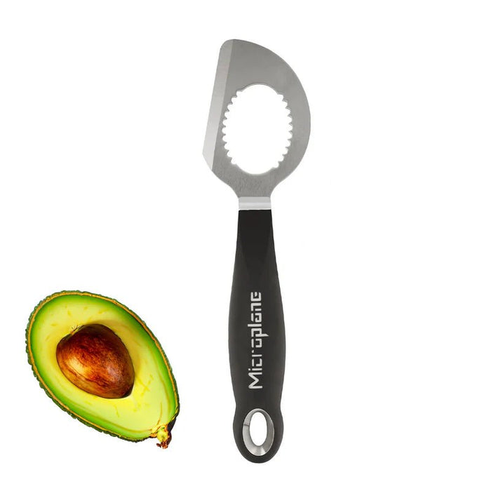 Microplane Professional 3 - in - 1 Avocado Tool - Pit, Slice, Scoop - Simmer and Slice