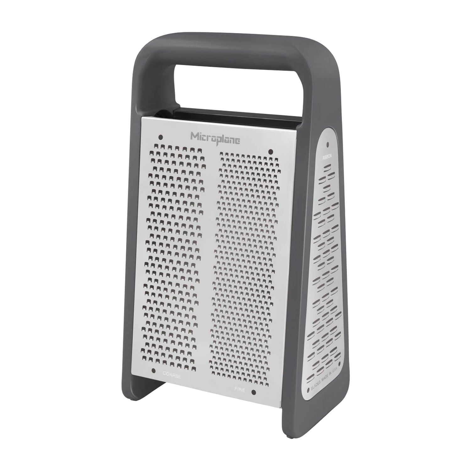 Microplane Purecut Box Grater After Dark Grey - Simmer and Slice