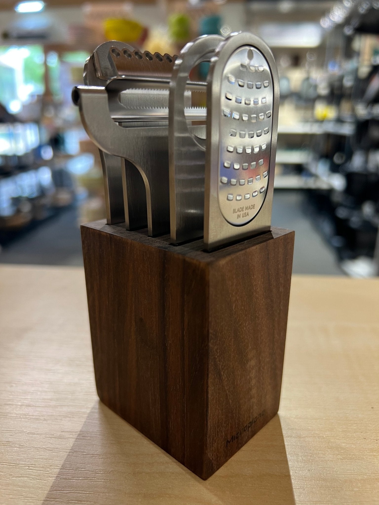 Microplane Style Line Bar Tools Set | Walnut - Simmer and Slice
