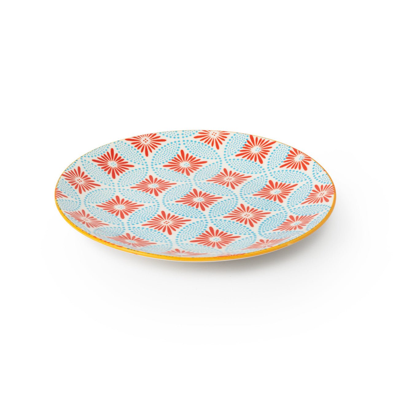 Mikasa Blue Mosaic Stoneware Side Plate, 18cm - Simmer and Slice