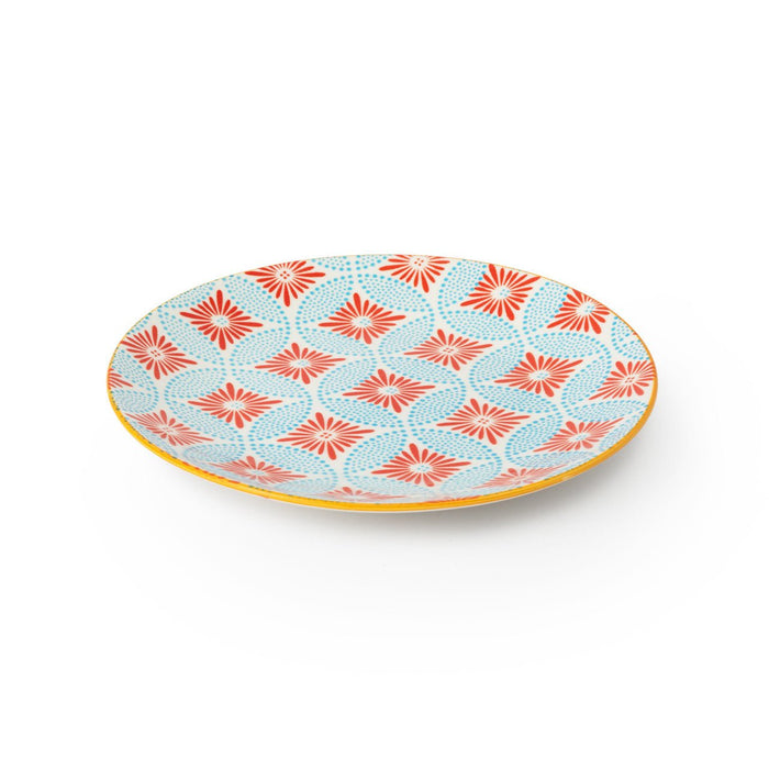 Mikasa Blue Mosaic Stoneware Side Plate, 18cm - Simmer and Slice