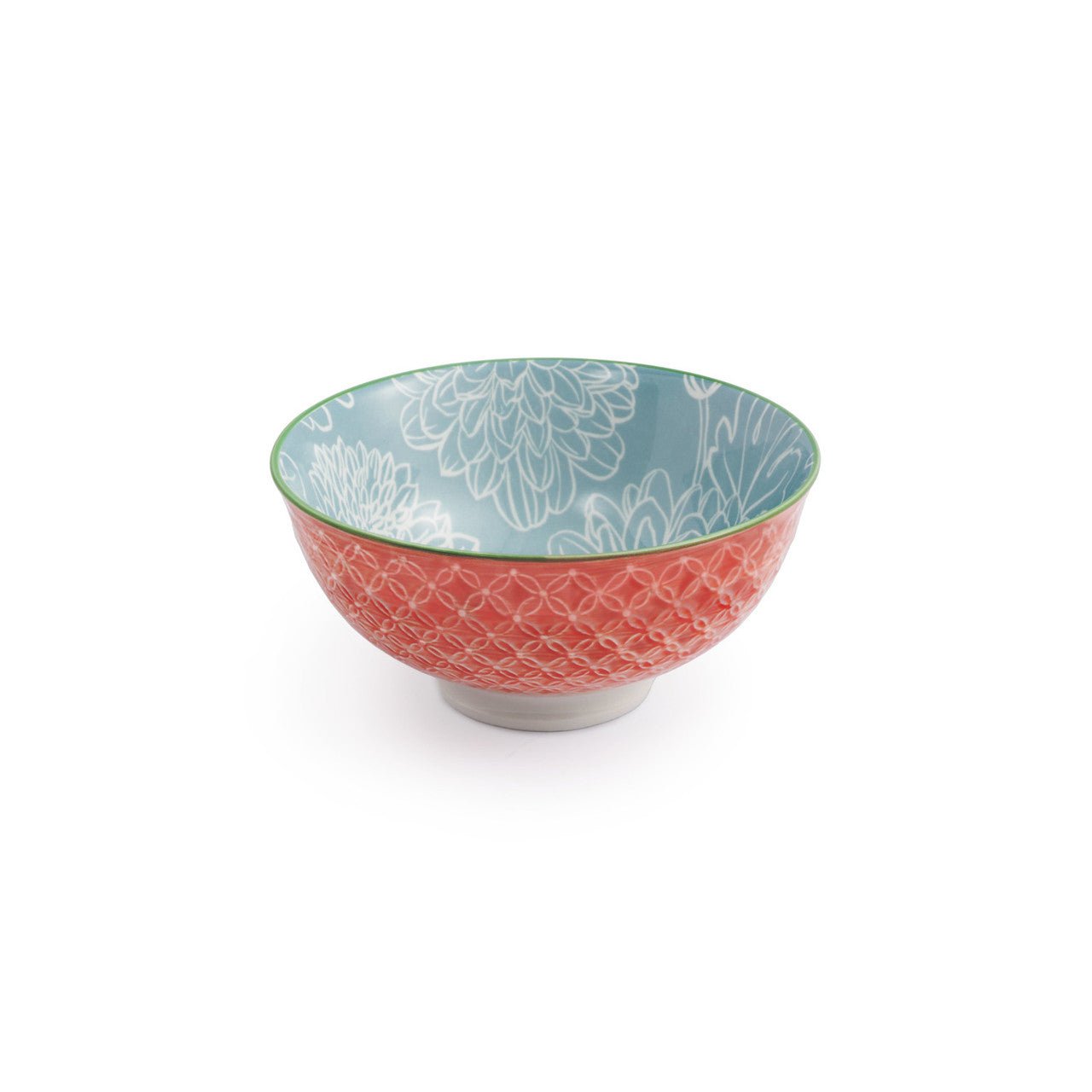 Mikasa Grey Floral Stoneware Nibble Bowl, 12cm - Simmer and Slice