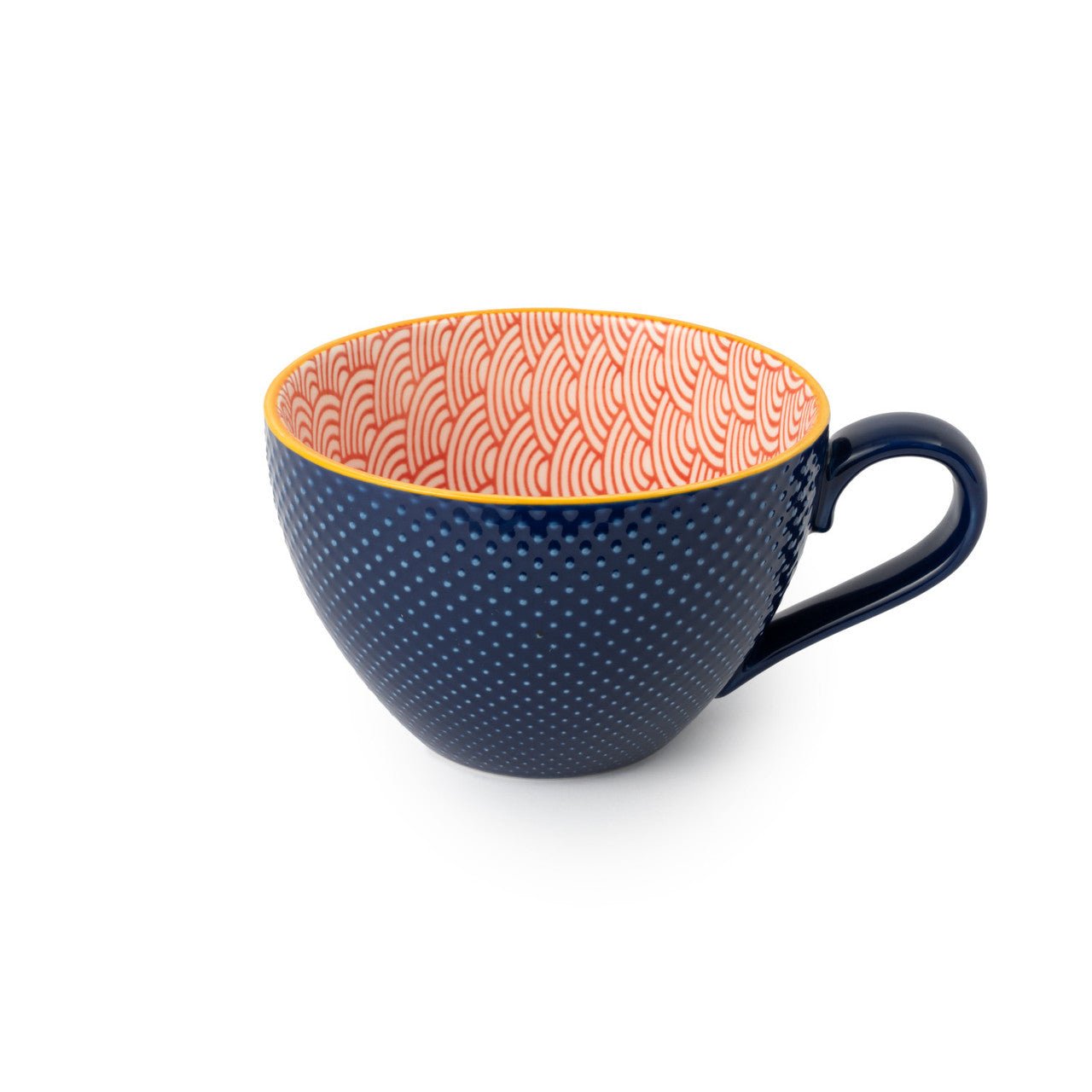 Mikasa Red and Blue Arc Stoneware Mug, 330ml - Simmer and Slice