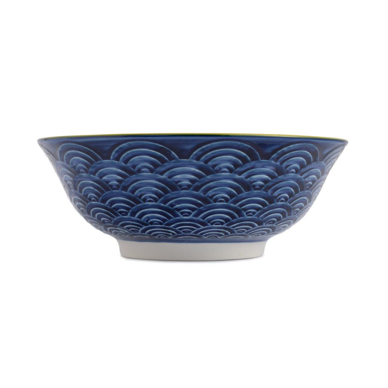 Mikasa Red and Blue Arc Stoneware Ramen Bowl, 21cm - Simmer and Slice