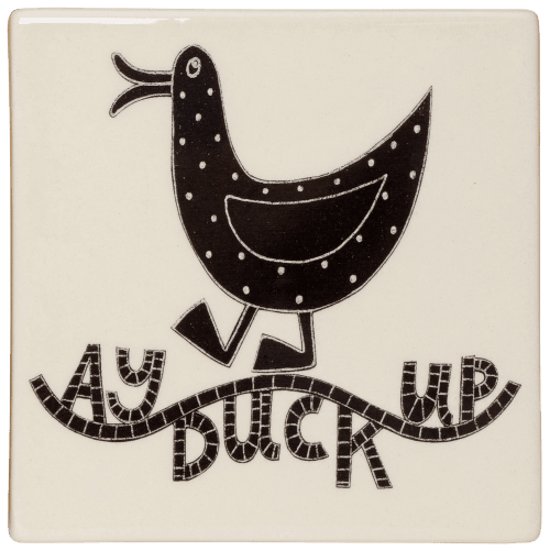 Moorland Ay Up Duck Coaster - Simmer and Slice