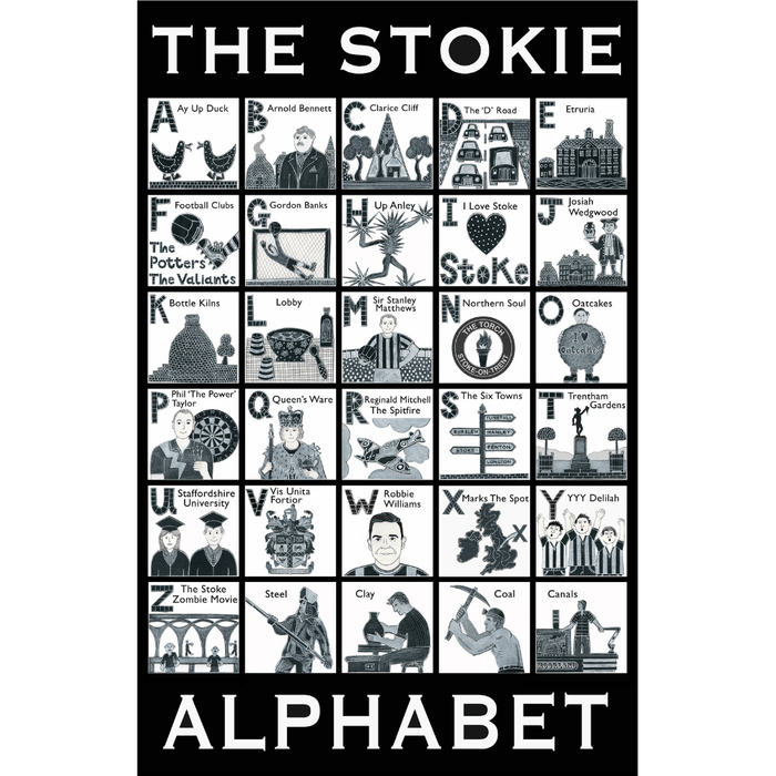 Moorland The Stoke Alphabet Tea Towel - Simmer and Slice