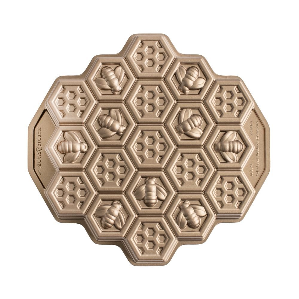 Nordic Ware GOLD Honeycomb Cake Pan - Simmer and Slice
