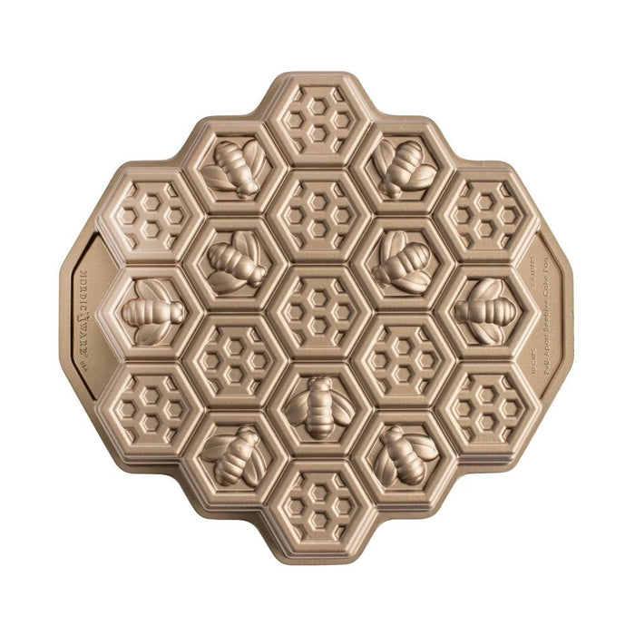 Nordic Ware GOLD Honeycomb Cake Pan - Simmer and Slice