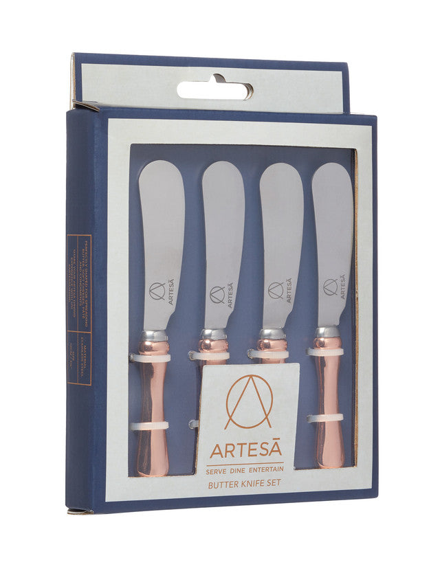 4pc Butter Knife Set (Stainless Steel)