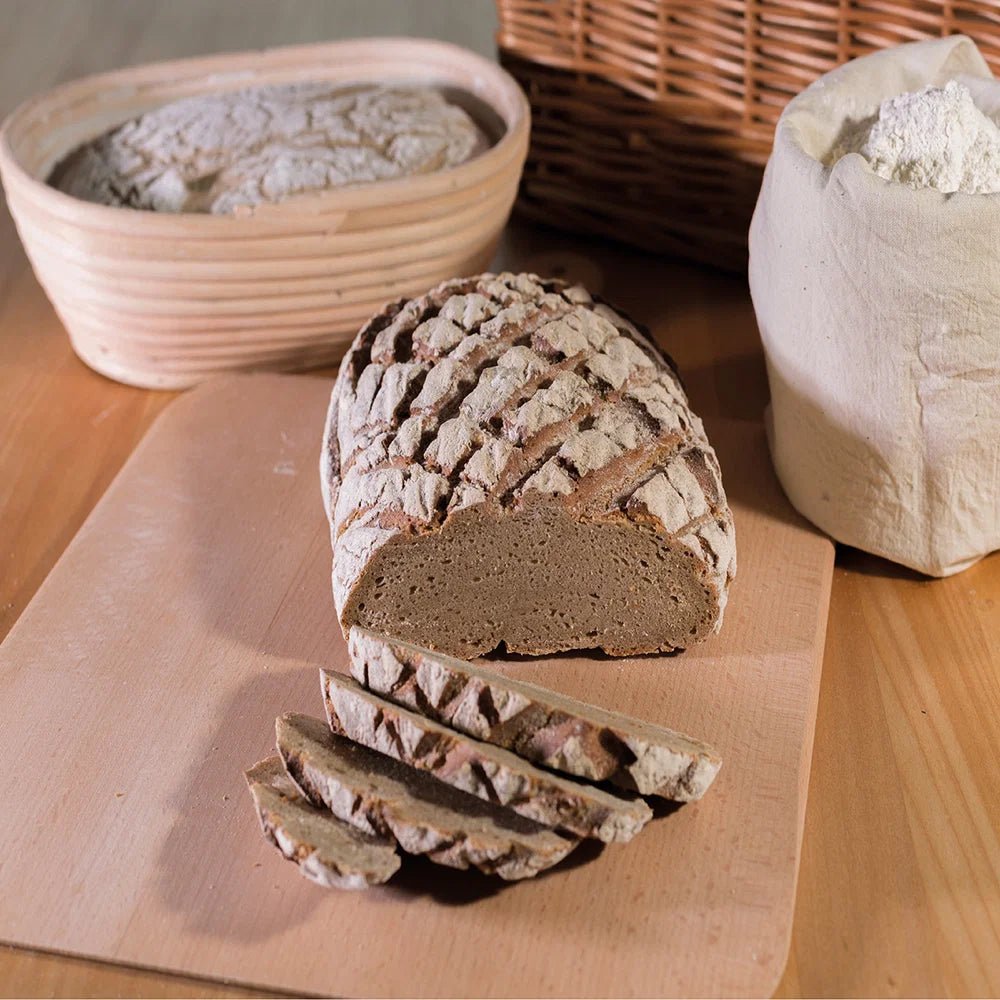 Oval Banneton 1kg - 29 x 13 x 7.5cm - Simmer and Slice