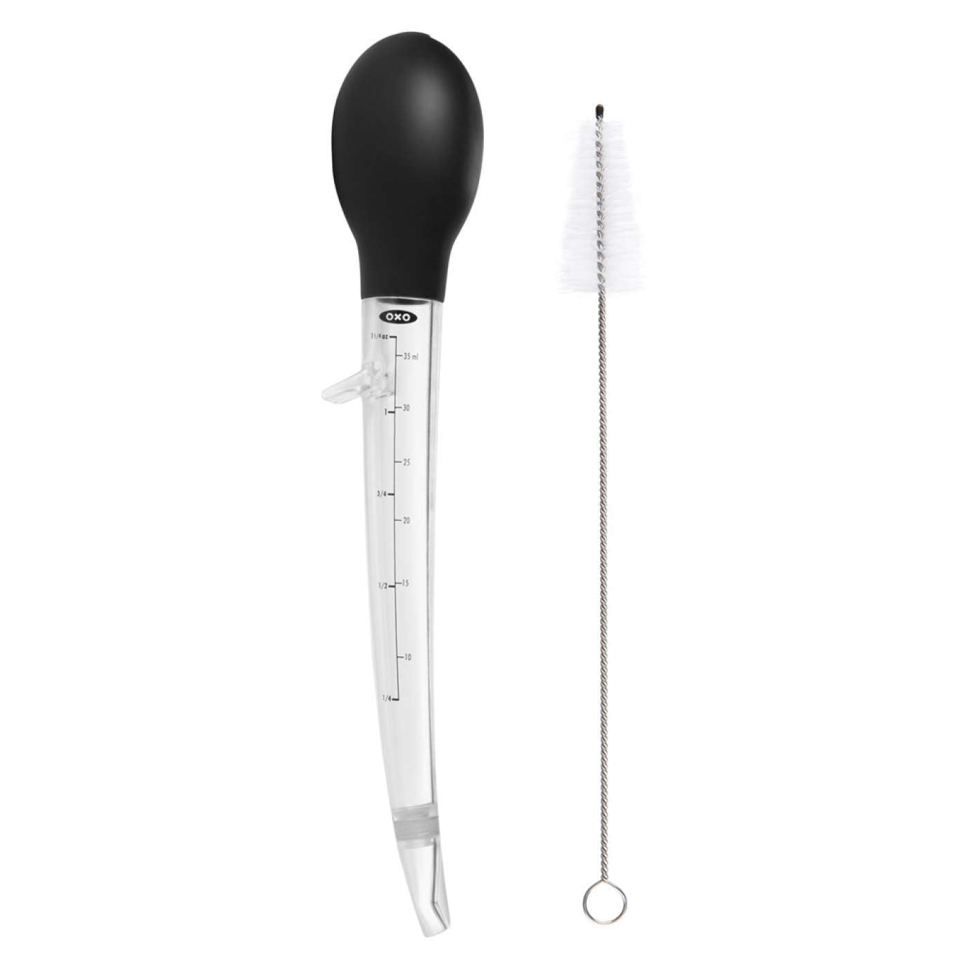 Oxo Good Grips Angled Baster with Cleaning Brush - Simmer and Slice