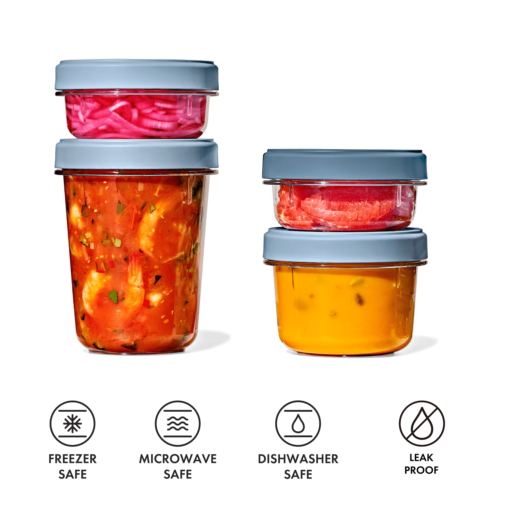 Oxo Good Grips Twist And Stack Container 2 Pack 12 oz - Simmer and Slice