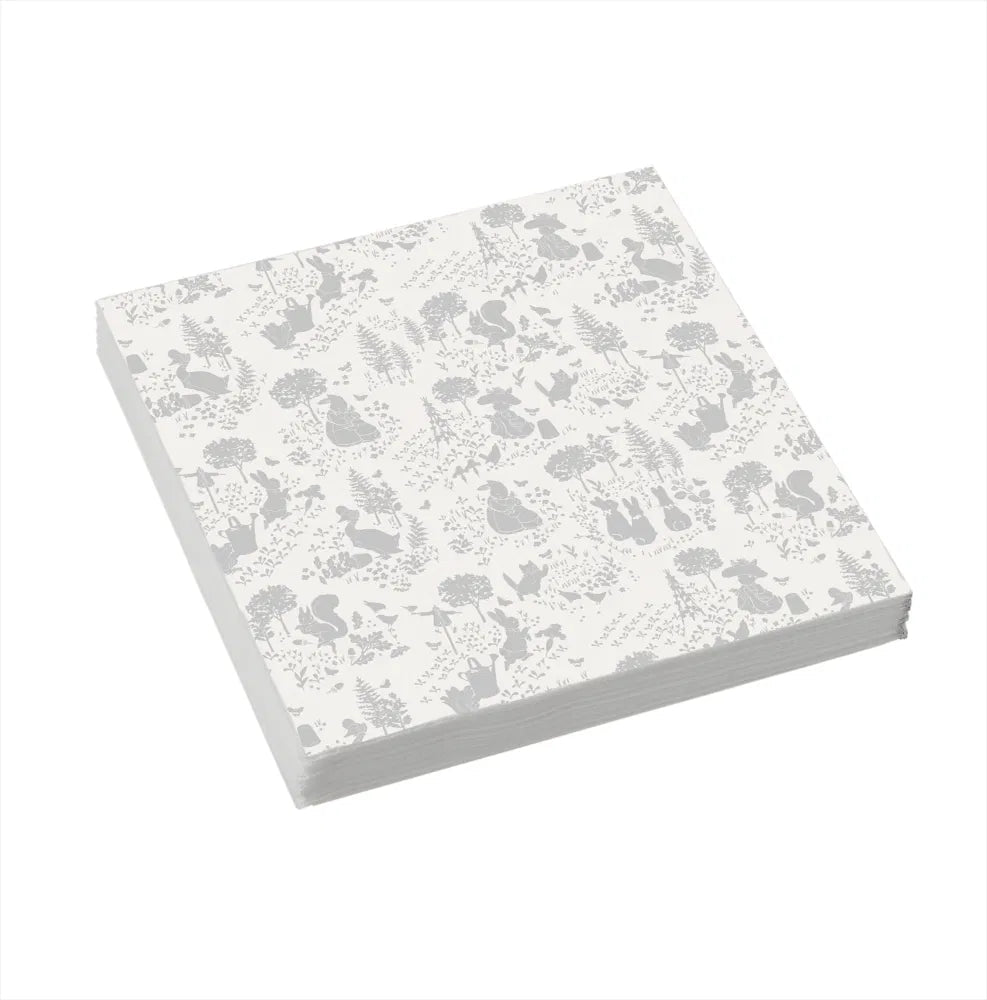 Peter Rabbit Classic Napkins Grey - Simmer and Slice