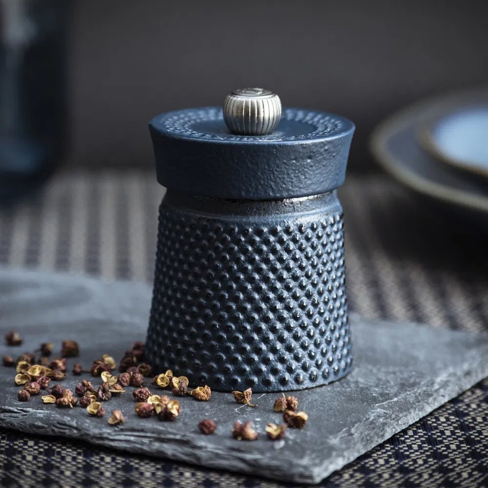 Peugeot Bali Fonte Pepper Mill | Blue | 8cm - Simmer and Slice