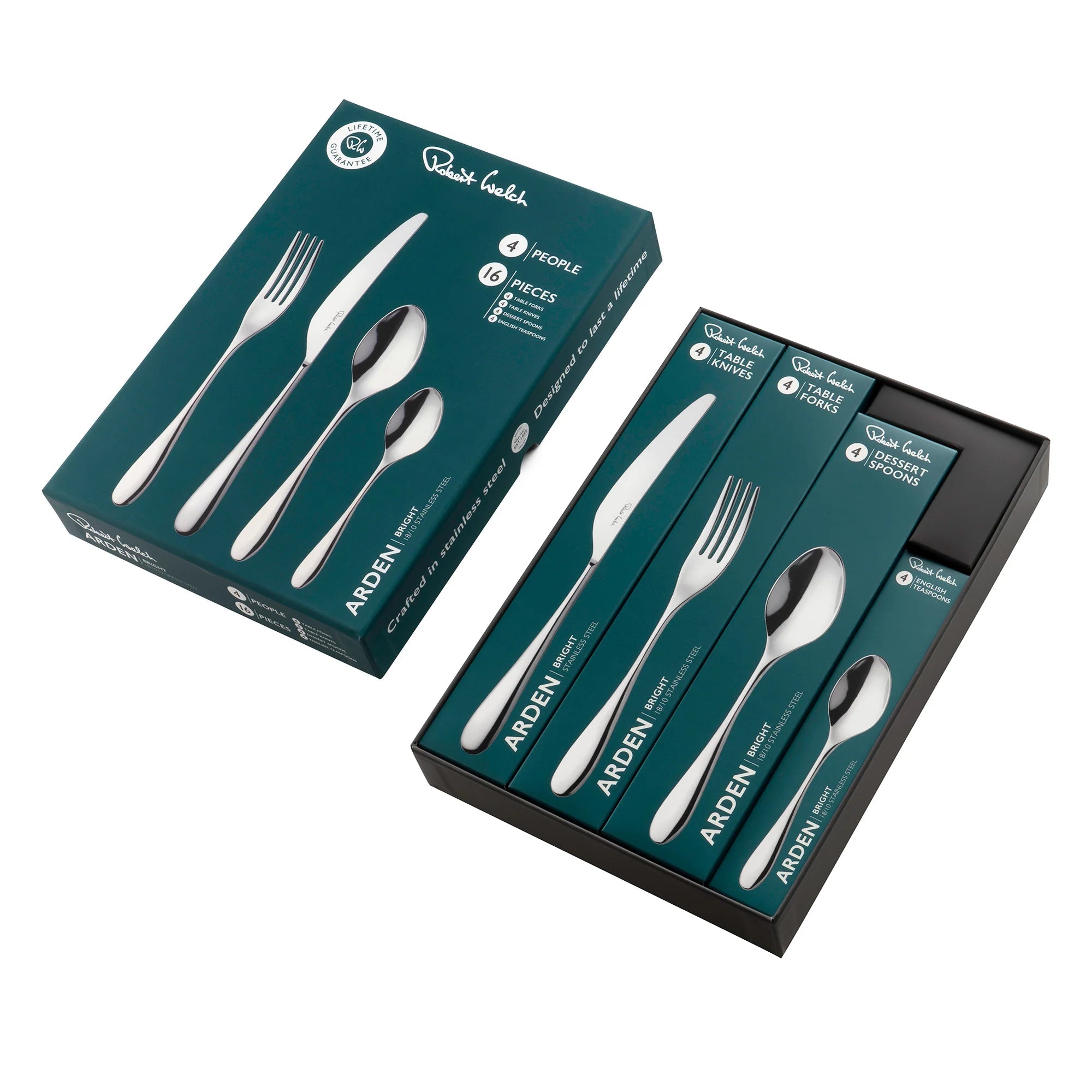 Robert Welch Arden Bright 16 Piece Cutlery Set - Simmer and Slice