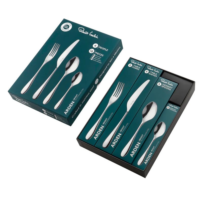 Robert Welch Arden Bright 16 Piece Cutlery Set - Simmer and Slice