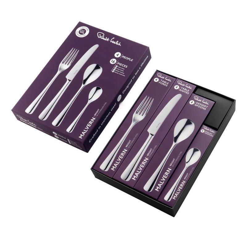 Robert Welch Malvern Bright 16 Piece Cutlery Set - Simmer and Slice