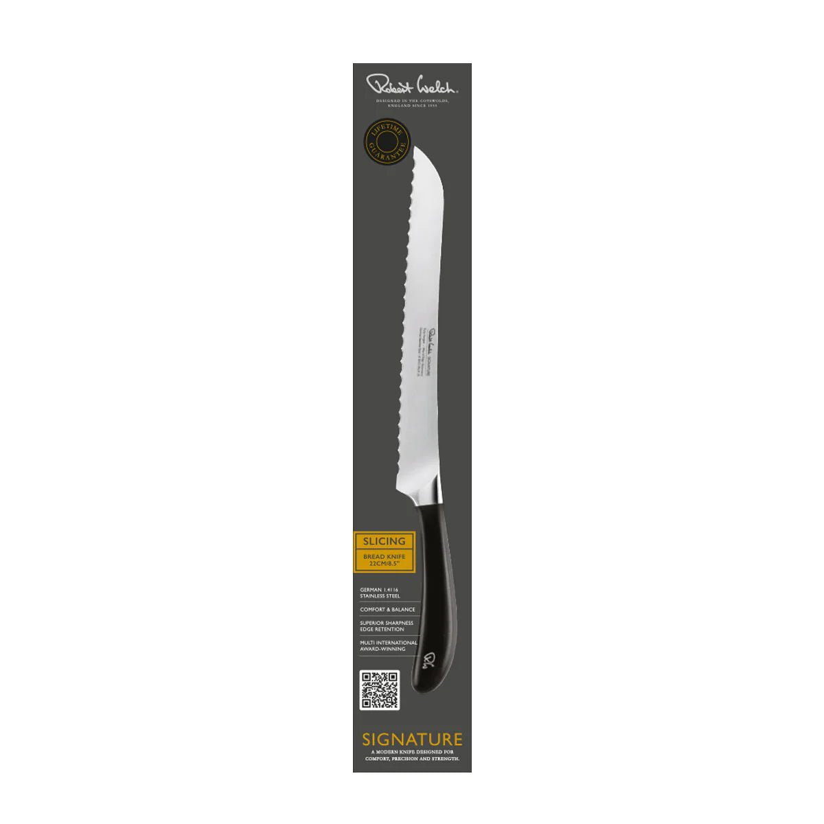 Robert Welch Signature Bread Knife 22cm - Simmer and Slice