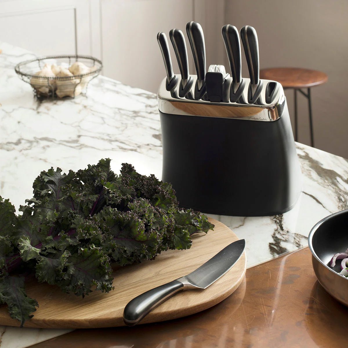 Robert Welch Signature Knife Block Set - Black - Simmer and Slice