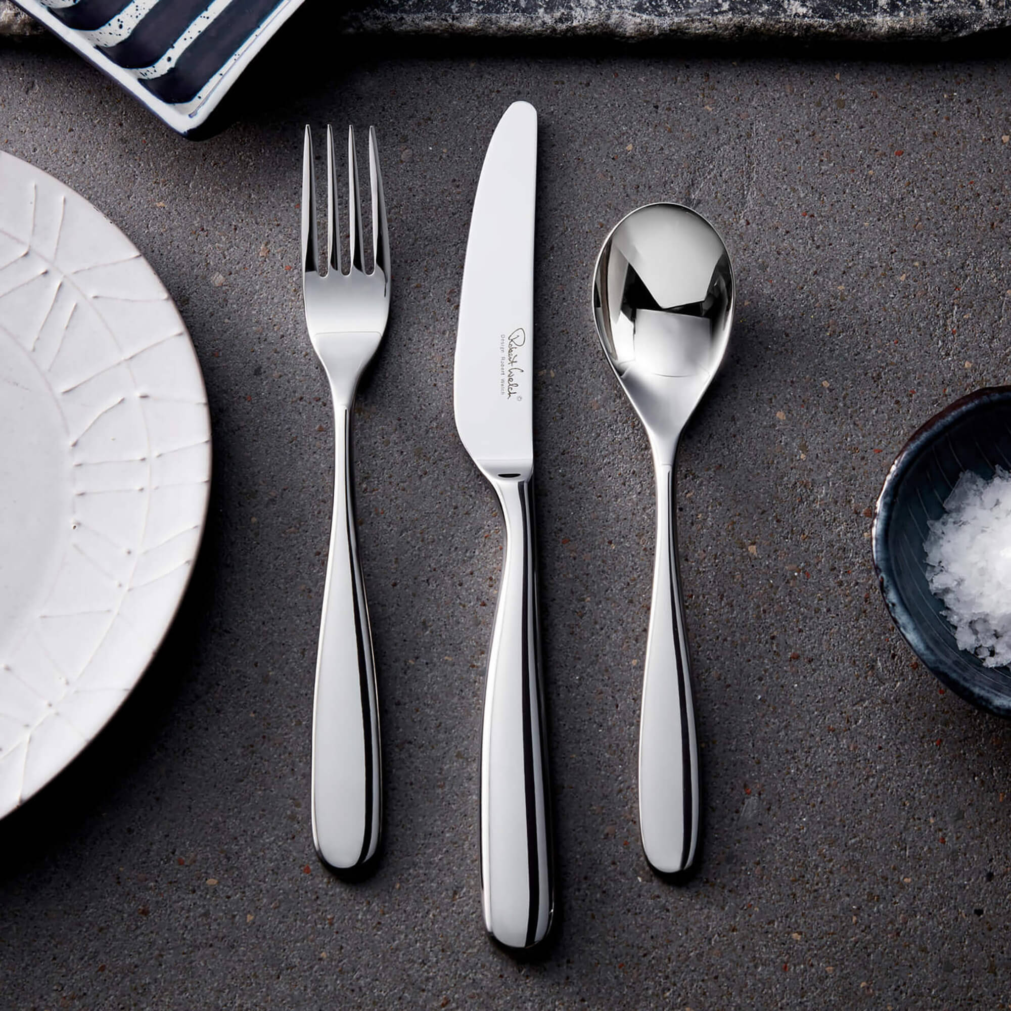 Robert Welch Stanton Bright 16 Piece Cutlery Set - Simmer and Slice
